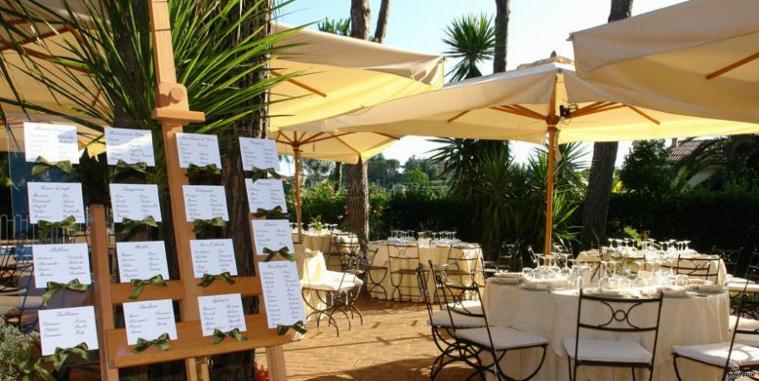 Ricevimento di matrimonio in giardino - Il Casale della Regina