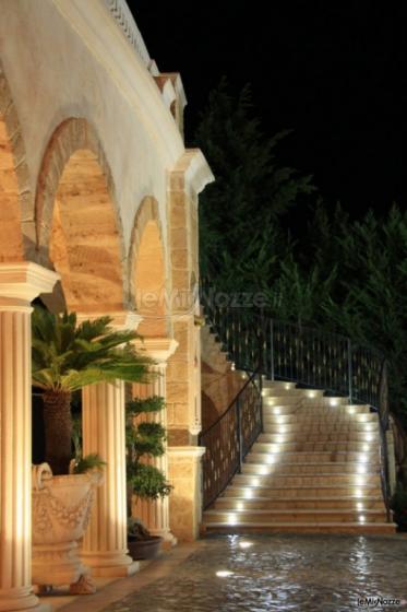 Villa Reale Ricevimenti - La scalinata illuminata