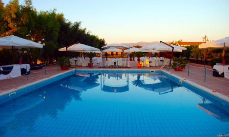 Stupendo impatto della piscina dell'Azienda Agrituristica Arabesque