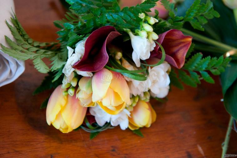 Il bouquet di tulipani per la sposa