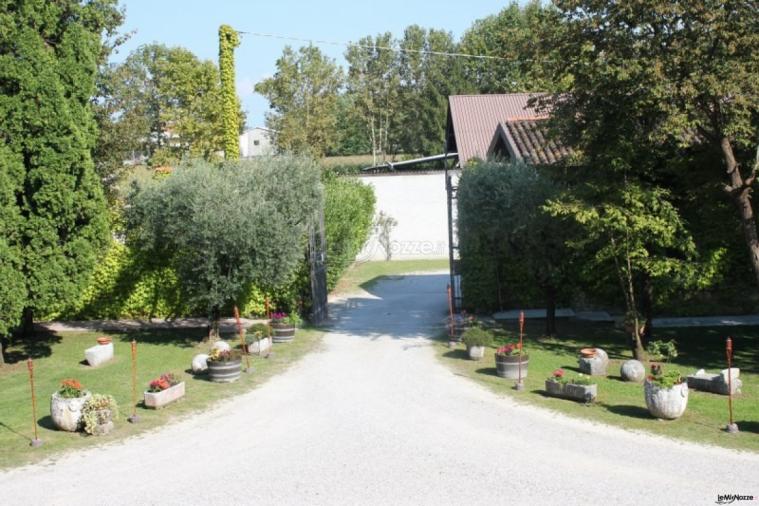 Viale d'ingresso al castello - CastelCosa a Pordenone