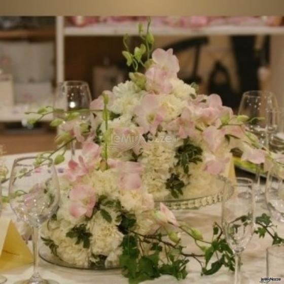 Centrotavola floreale per il matrimonio - Fiorista Luciano