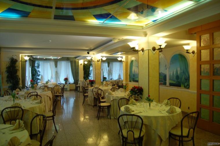 Sala ricevimenti dell'Hotel per matrimoni Lachea ad Aci Castello (Catania)