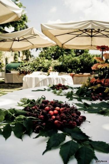 Allestimento del giardino per le nozze a Vicenza