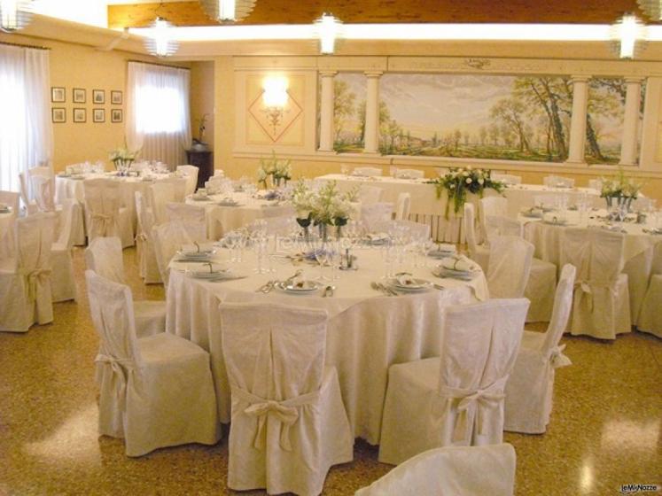 Sala interna per il ricevimento di matrimonio a Vicenza