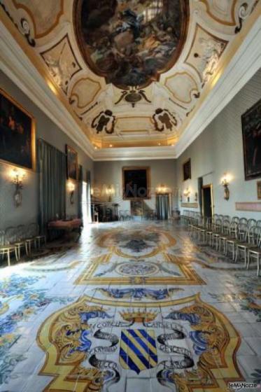 Palazzo Conte Federico - Pavimento di un salone interno