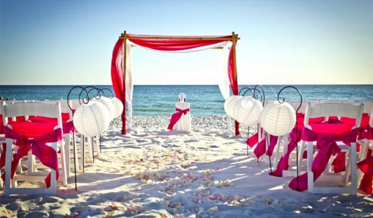 Guna Beach Club - La cerimonia di nozze in spiaggia
