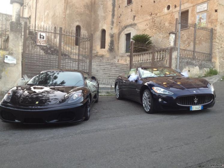 ferrari e maserat gran cabrio