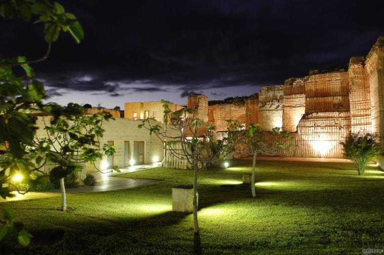 Spettacolo offerto dal Cave Bianche Hotel di sera