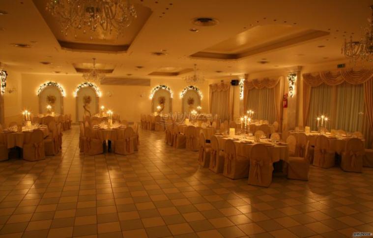 Sala per il ricevimento di matrimonio