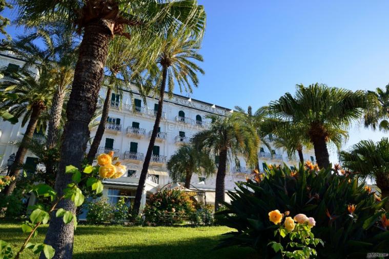 Royal Hotel Sanremo - Vista della location dal giardino