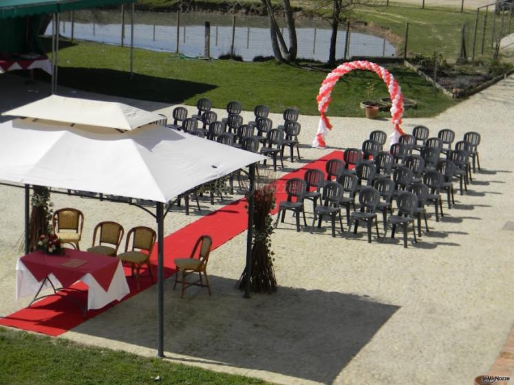 Cerimonia di matrimonio in agriturismo