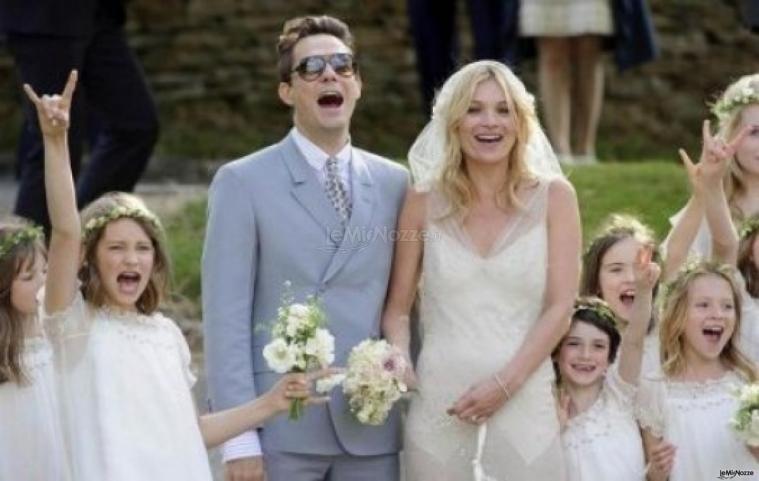 Scatto fotografico del matrimonio di Kate Moss