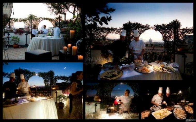 Roof garden per il matrimonio a Roma