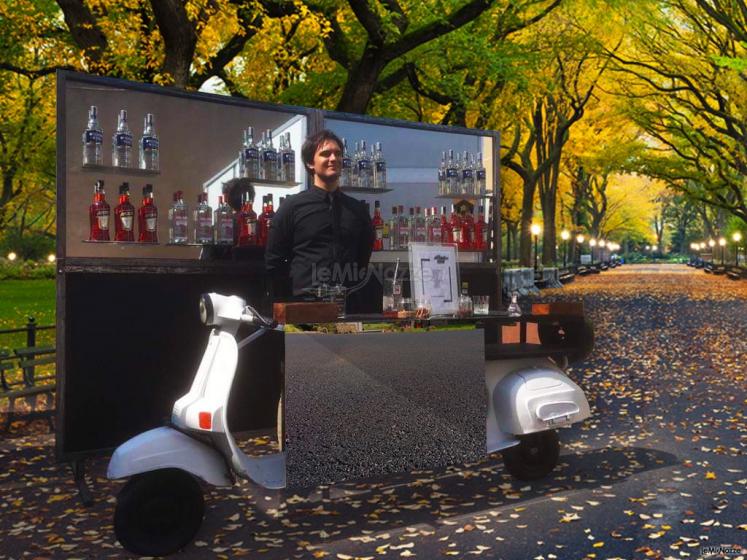 Barman Milano Eventi - Bancone vespa