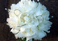 Bouquet con perle per la sposa classica