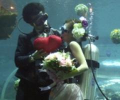 Matrimonio subacqueo: un sì stravagante