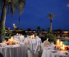 Royal Hotel Sanremo - La terrazza per gli eventi all'aperto