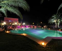 Villa San Martino - La piscina di sera