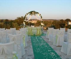 Masseria Bonelli - Cerimonia di nozze in giardino