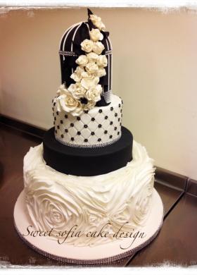 Wedding Cake bianca e nera