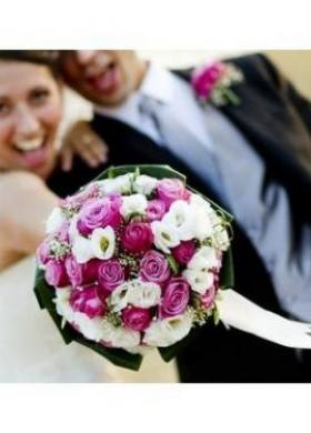 Bouquet sposa colorato