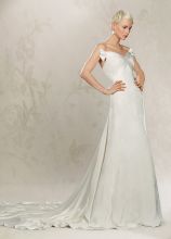 Vestito da sposa con scollo a cuore intrecciato - Collezione Zaffiro Z27
