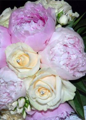 Bouquet rose e peonie
