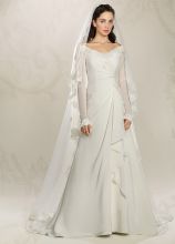 Vestito da sposa con maniche lunghe - Collezione Zaffiro Z33