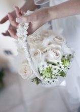 Bouquet a cestino per la sposa