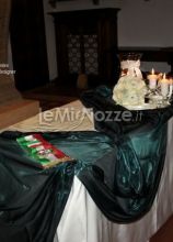 Il tavolo per la cerimonia di matrimonio