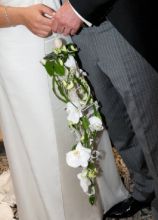 Bouquet al laccetto per la sposa
