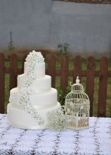 Wedding cake per il ricevimento