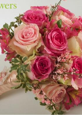 Bouquet di rose con cammeo