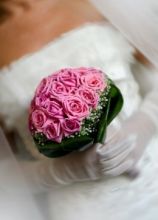 Bouquet rosa per la sposa