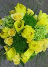 Bouquet da sposa di rose gialle
