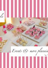 Fashion Style per il tavolo dei dolci allestito da Events & More di Kelly Evans