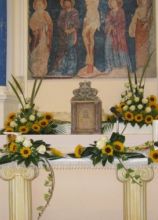 Decorazioni floreali per il matrimonio in chiesa