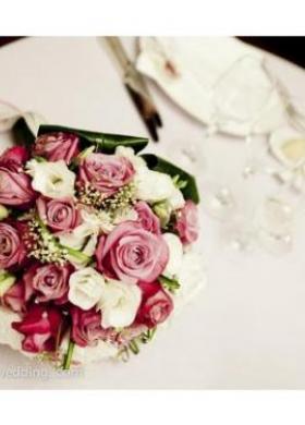 Bouquet di rose fucsia