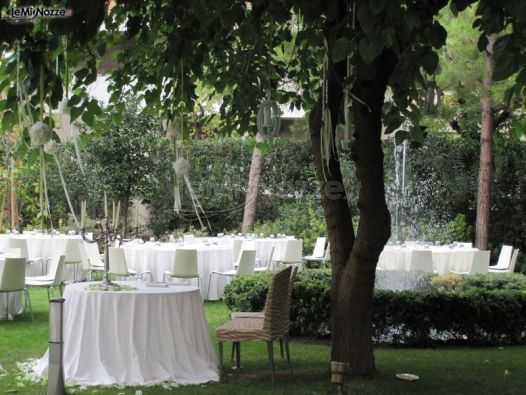 Ricevimento di matrimonio in giardino - Ristorante Novilunio a Chieti