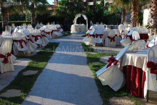 Park Hotel Leon D'Oro - Ricevimento di matrimonio in rosso e bianco