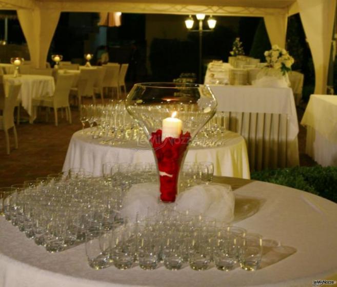 Villa Posillipo - Mise en place per il cocktail di nozze