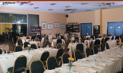 Sala ricevimenti dell'Hotel per matrimoni Il Gelso Bianco a Misterbianco (Catania)