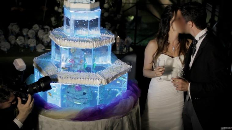 Wedding Crystal Torta Acquario Magic Reef