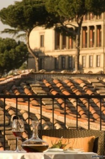 vista sui tetti di Roma