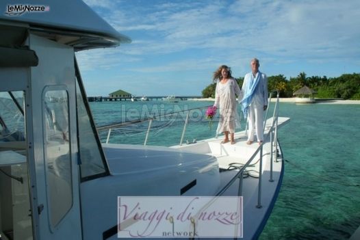 Viaggio di nozze sulla barca alle Maldive