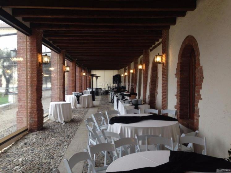 Villa San Biagio - I tavoli sulla terrazza