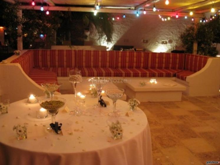 Masseria Torre Coccaro - Lounge dell'aia per il matrimonio