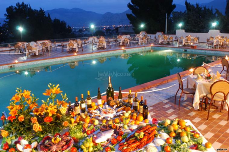 La meravigliosa piscina dell'Hotel Azzolini