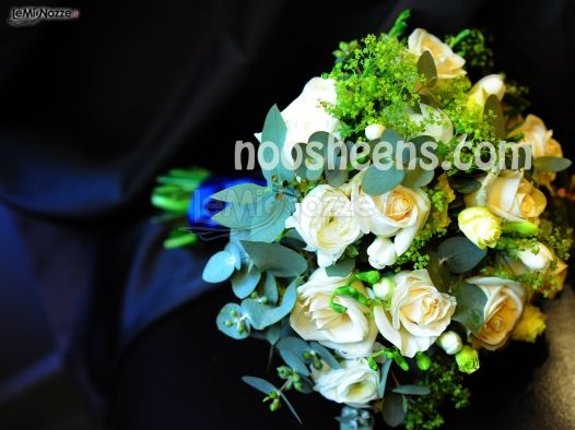 Bouquet turchese per la sposa